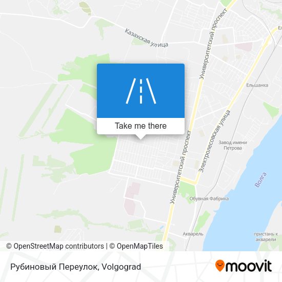 Рубиновый Переулок map