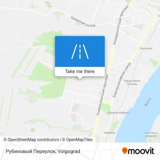 Рубиновый Переулок map