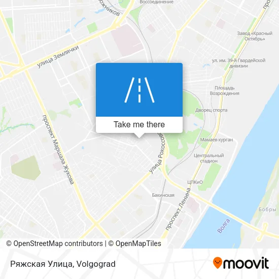 Ряжская Улица map