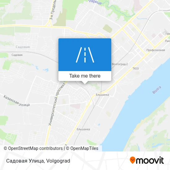 Садовая Улица map