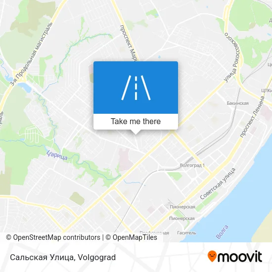 Сальская Улица map