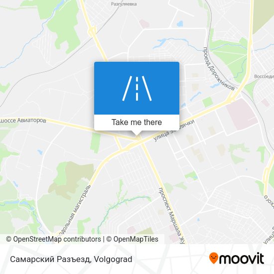 Самарский Разъезд map