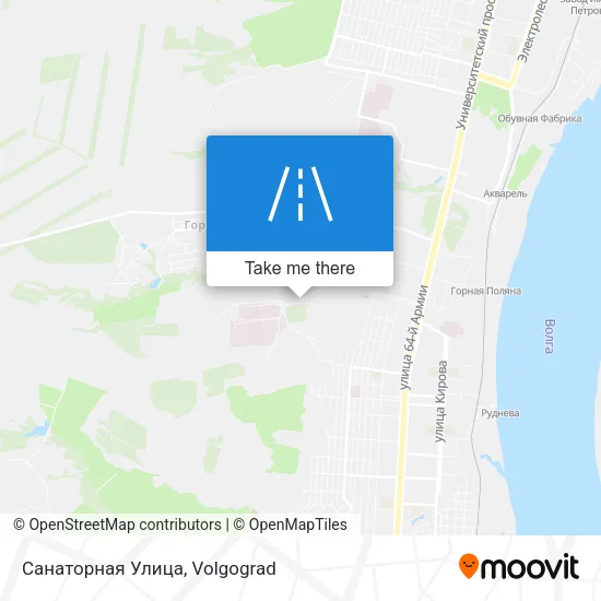 Санаторная Улица map