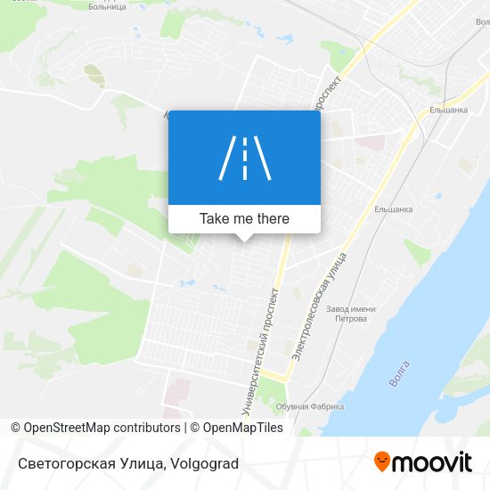 Светогорская Улица map