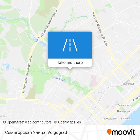 Семигорская Улица map