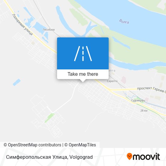 Симферопольская Улица map