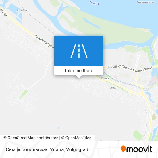 Симферопольская Улица map