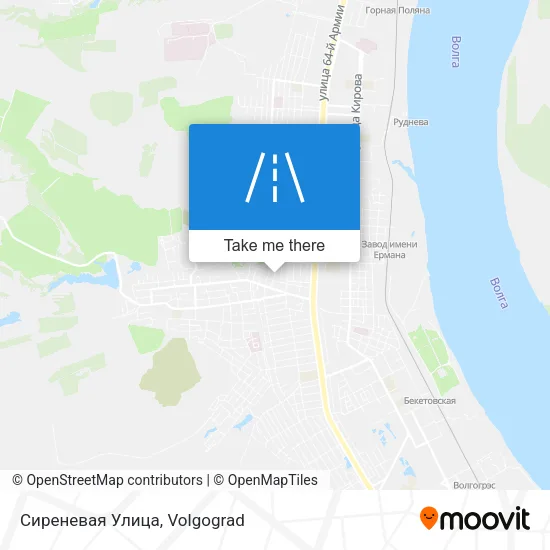 Сиреневая Улица map