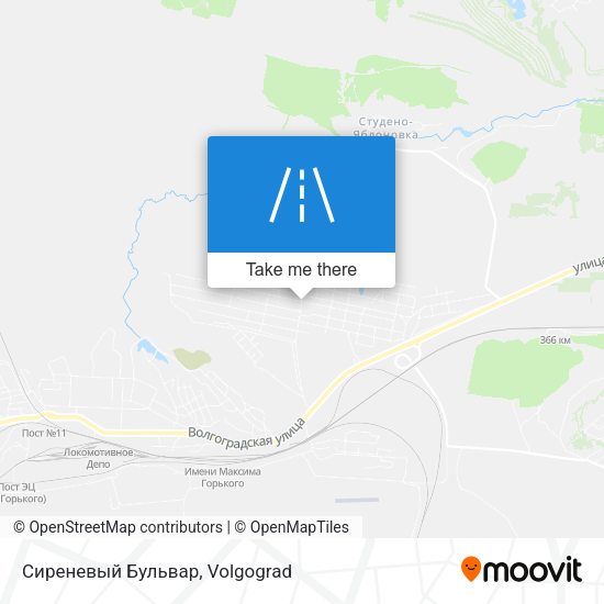 Сиреневый Бульвар map
