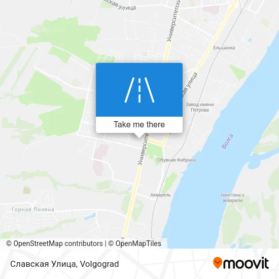 Славская Улица map