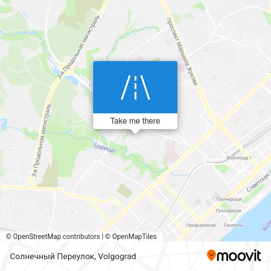 Солнечный Переулок map