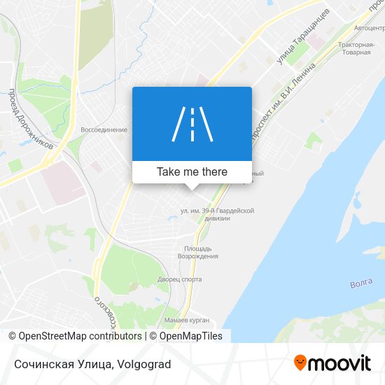 Сочинская Улица map