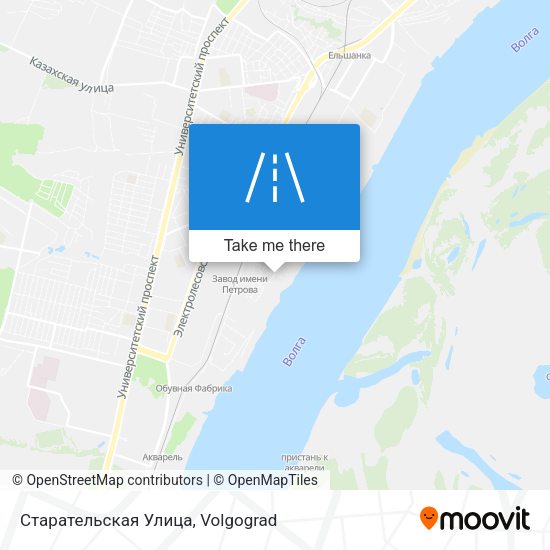 Старательская Улица map