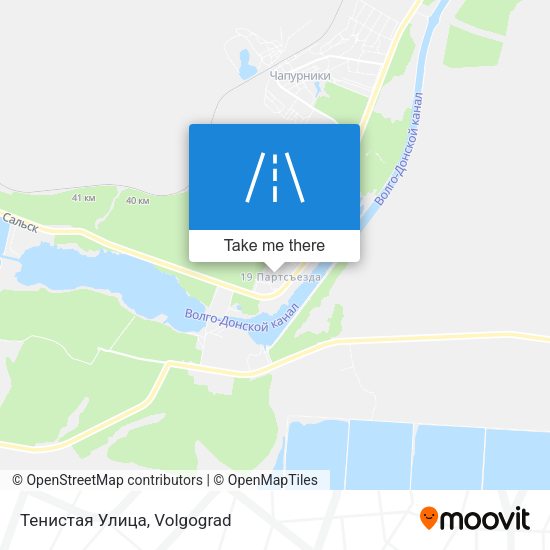 Тенистая Улица map