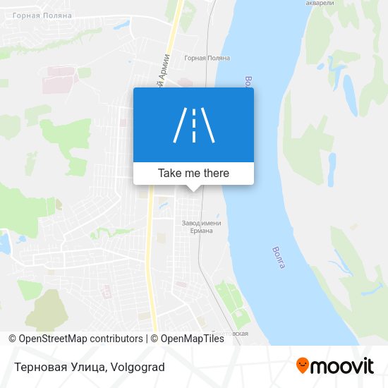 Терновая Улица map