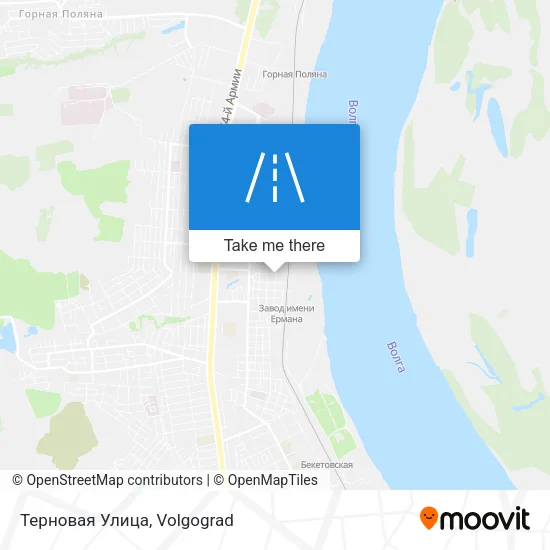 Терновая Улица map