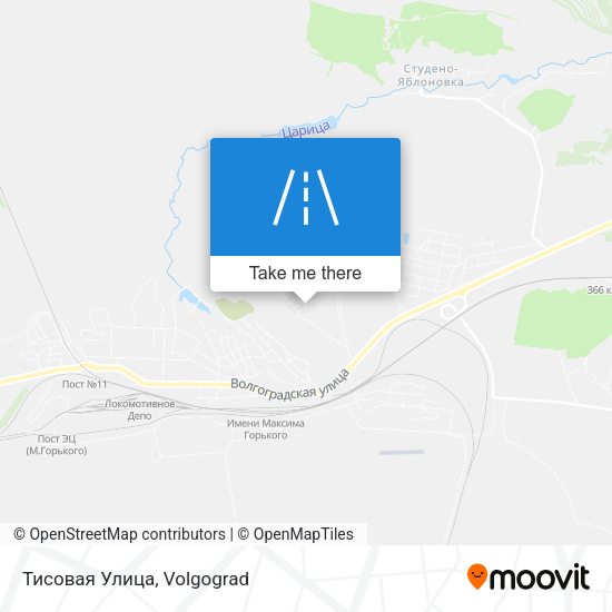Тисовая Улица map