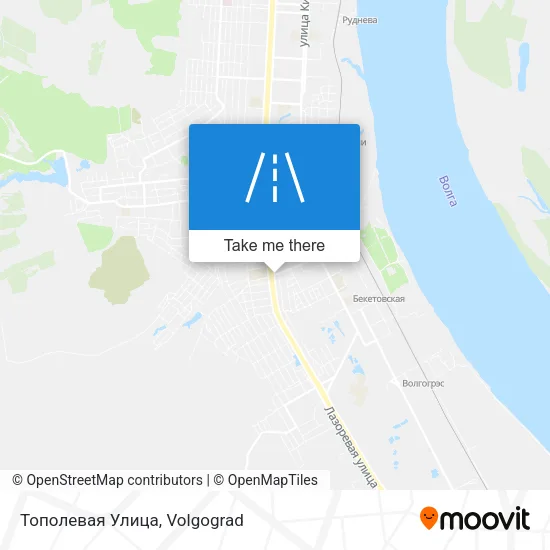 Тополевая Улица map