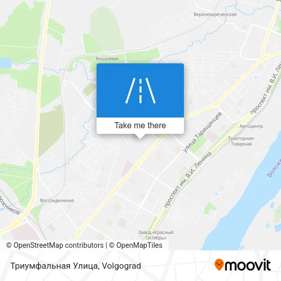 Триумфальная Улица map