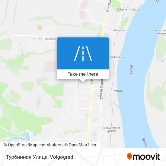 Турбинная Улица map