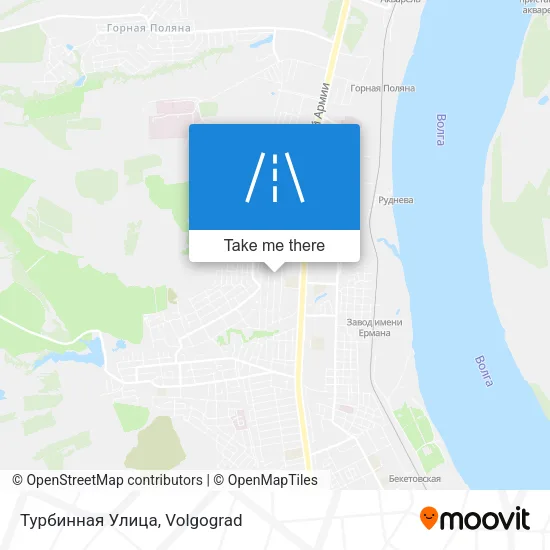 Турбинная Улица map