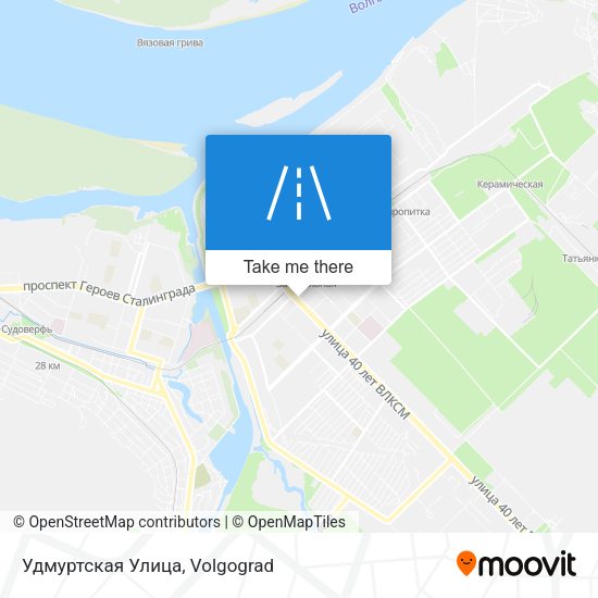 Удмуртская Улица map