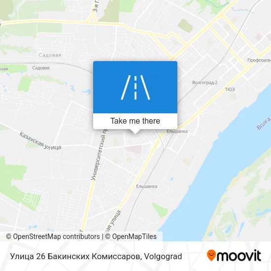 Улица 26 Бакинских Комиссаров map