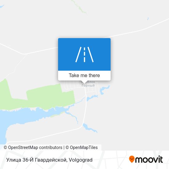 Улица 36-Й Гвардейской map