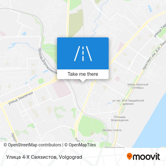 Улица 4-Х Связистов map