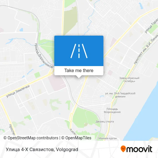 Улица 4-Х Связистов map