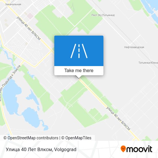 Улица 40 Лет Влксм map