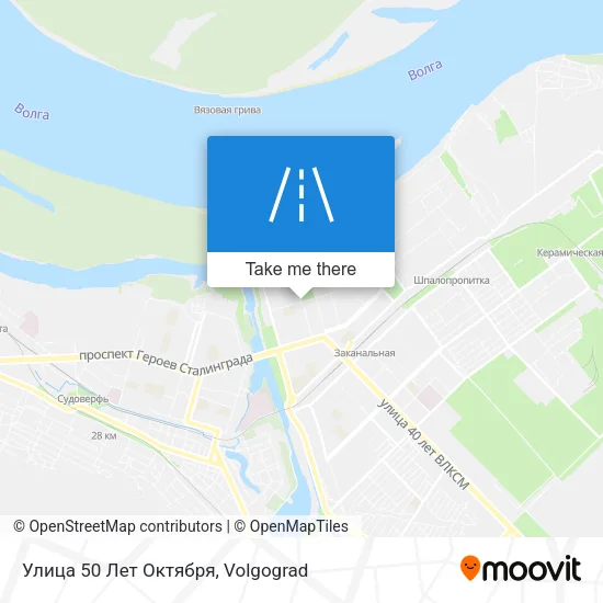 Улица 50 Лет Октября map