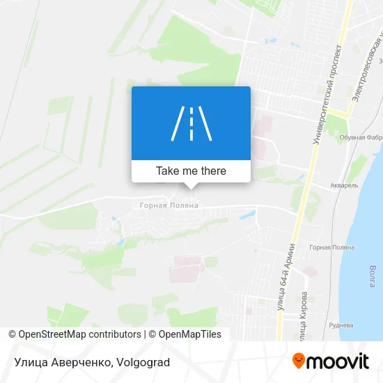 Улица Аверченко map