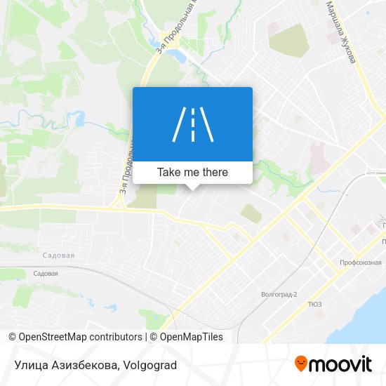 Улица Азизбекова map