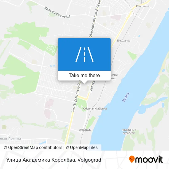 Улица Академика Королёва map