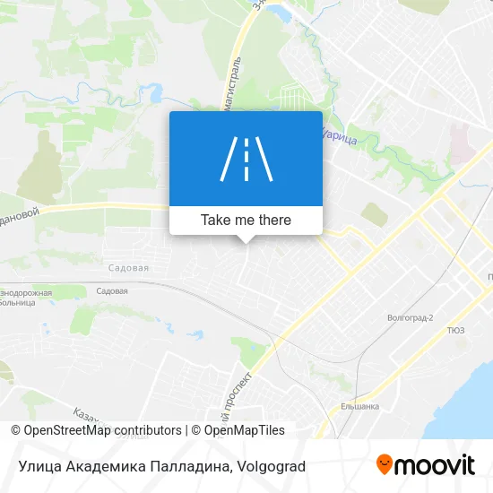 Улица Академика Палладина map