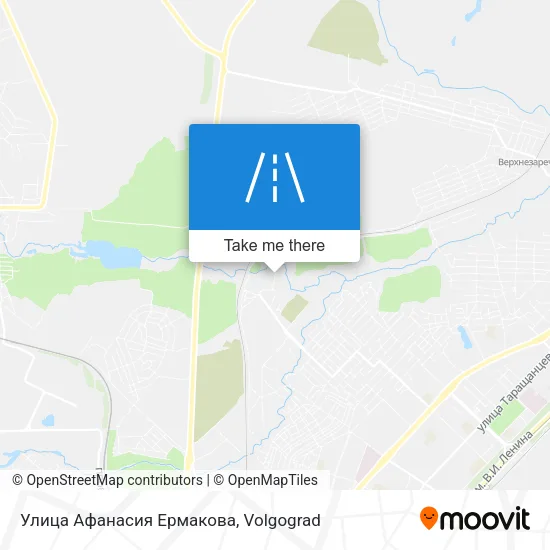 Улица Афанасия Ермакова map