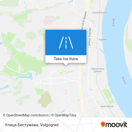 Улица Бестужева map
