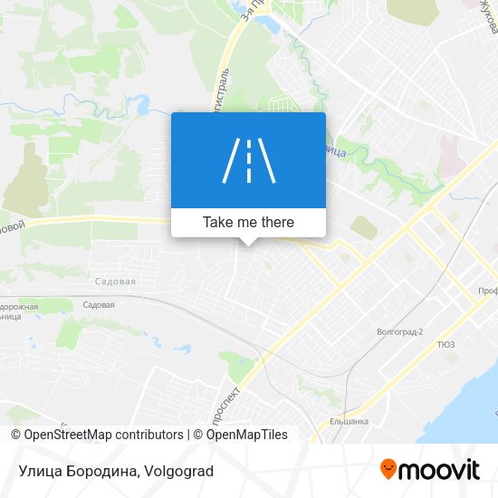 Улица Бородина map