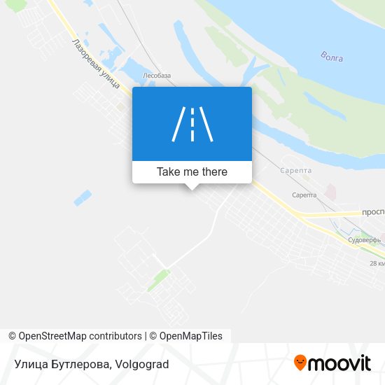 Улица Бутлерова map