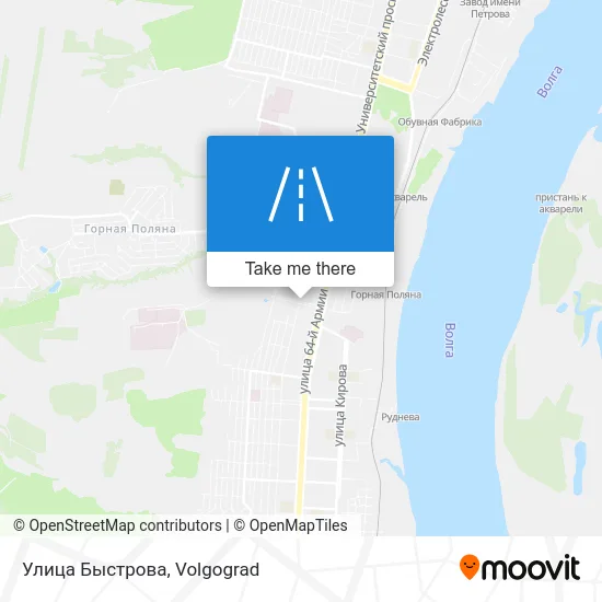 Улица Быстрова map