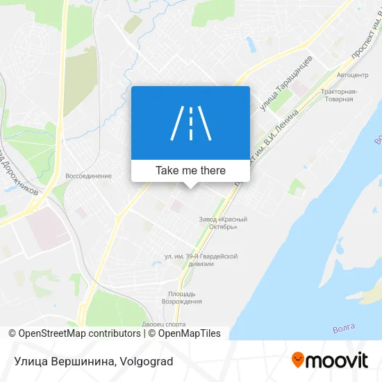 Улица Вершинина map