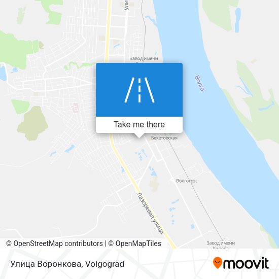 Улица Воронкова map