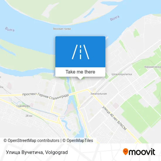 Улица Вучетича map