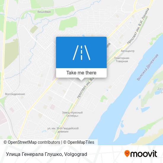 Улица Генерала Глушко map