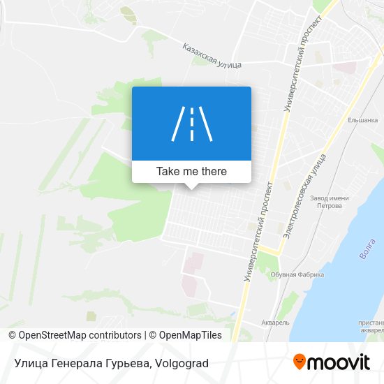 Улица Генерала Гурьева map