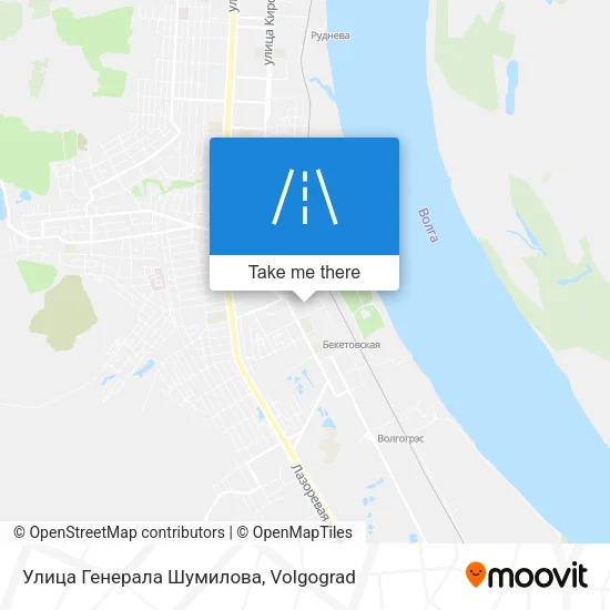 Улица Генерала Шумилова map