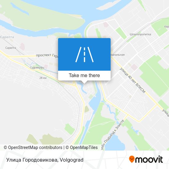 Улица Городовикова map