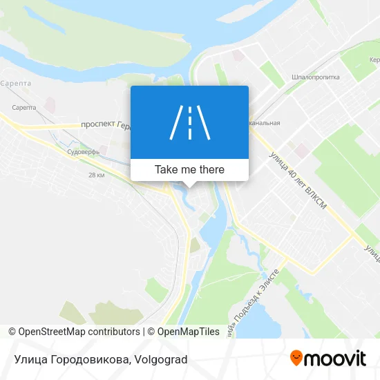 Улица Городовикова map