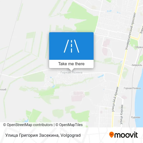 Улица Григория Засекина map